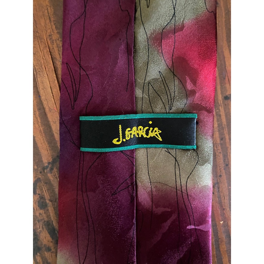J. Garcia Banyan Trees Collection 34 Silk Tie Limited Edition 796/1000 Abstract‎